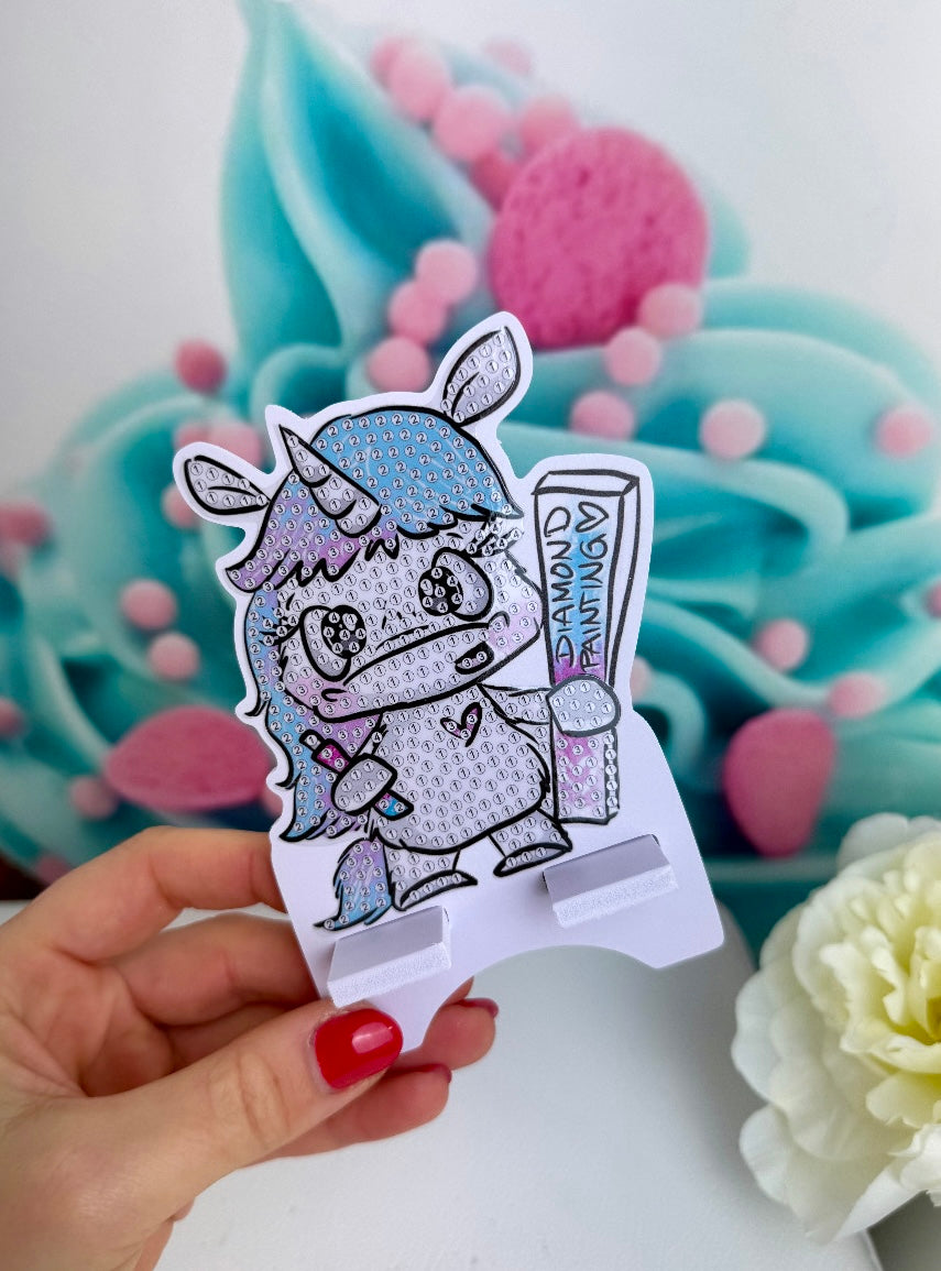 *VORVERKAUF! Diamond Painting Schnubbirella Handy-Base "Schnubbi-Einhorn"