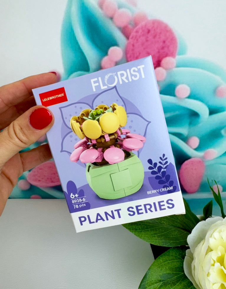 Mini Building Blocks Bundle - "Kakteen" - Klemmbausteine (12Sets)