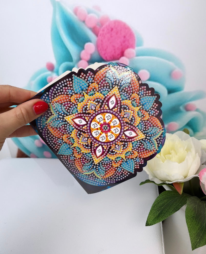 Diamond Painting Grußkarten "Mandala" 8er Set (K31)