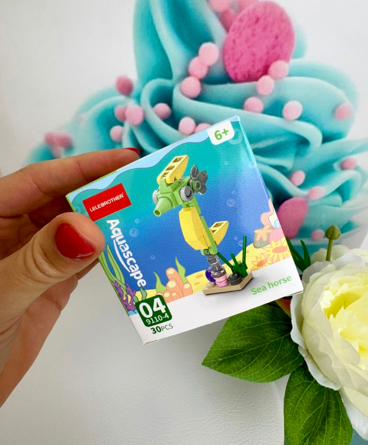 Mini Building Blocks Bundle - "Crazy Fish" - Klemmbausteine (10Sets)