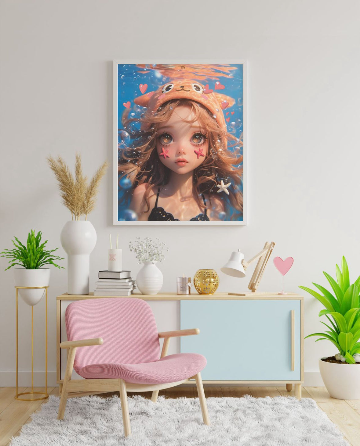 Diamond Painting Bild "July" von AI-Artist Bex.ai 40x50cm (inkl. Fairy Stones) TSS-489