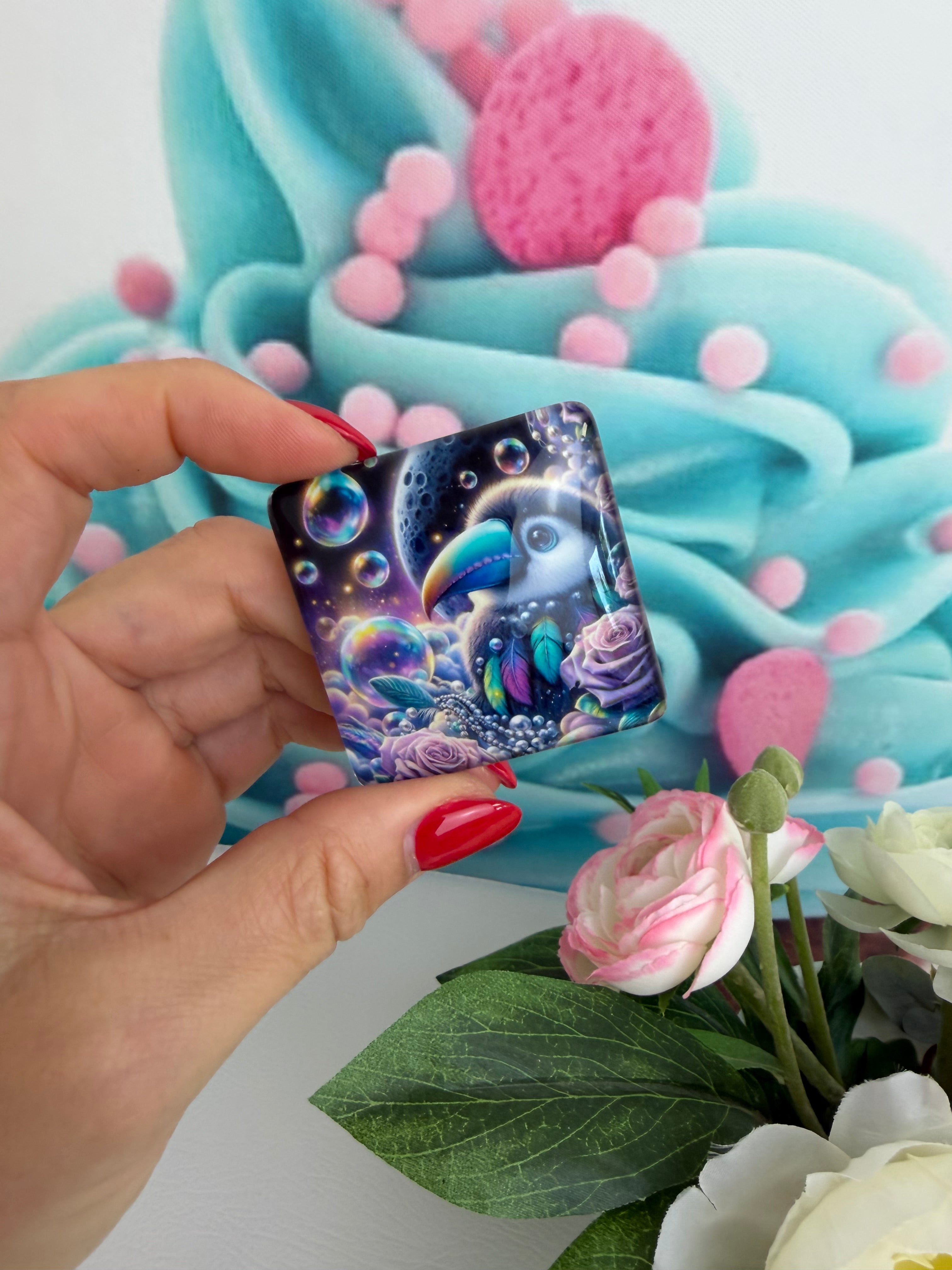 Diamond Painting Cover Minder "Galaxie Bird" (CM)
