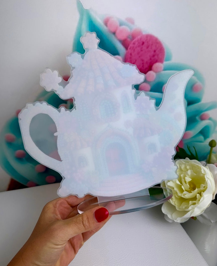 Diamond Painting Aufsteller "Teekannenhäuschen" 22x24cm (1225)