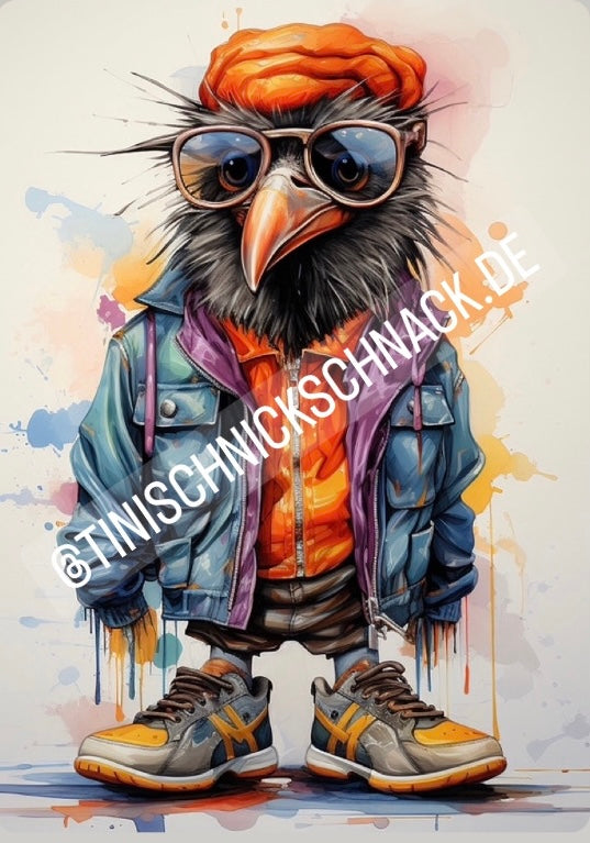 Diamond Painting Bild Kaltfront „Kalle“ von AI-Artist Sandrietta_ai 30x40cm