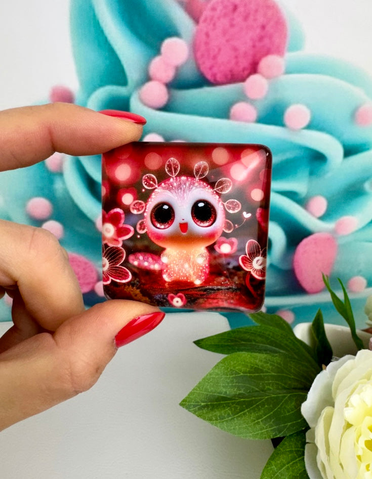 Diamond Painting Cover Minder "Nuki - Wächter der Herzensblume" (CM)