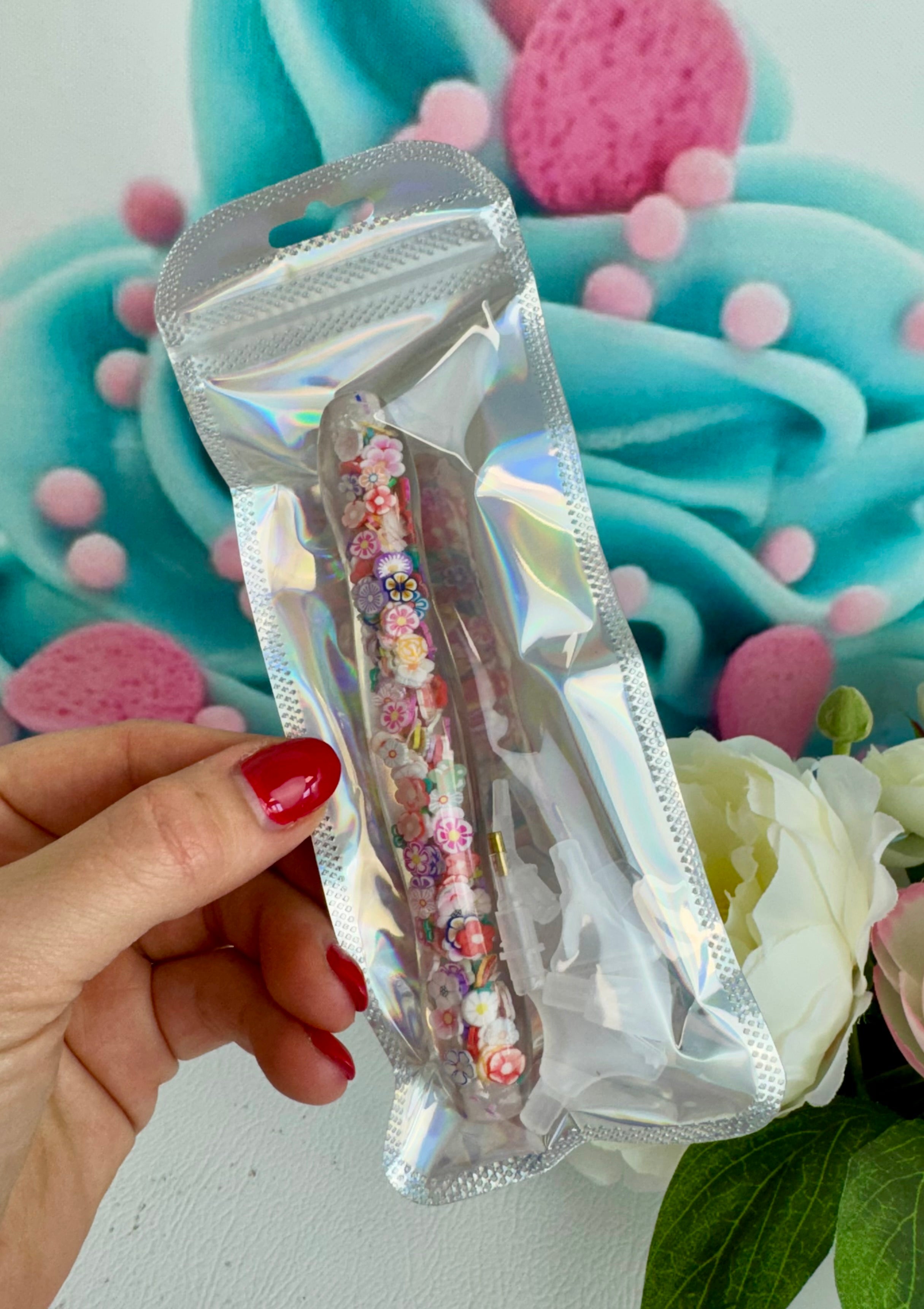 Diamond Painting Harz Ergo-Stift "Frühlingsmix" Konfetti (E2)