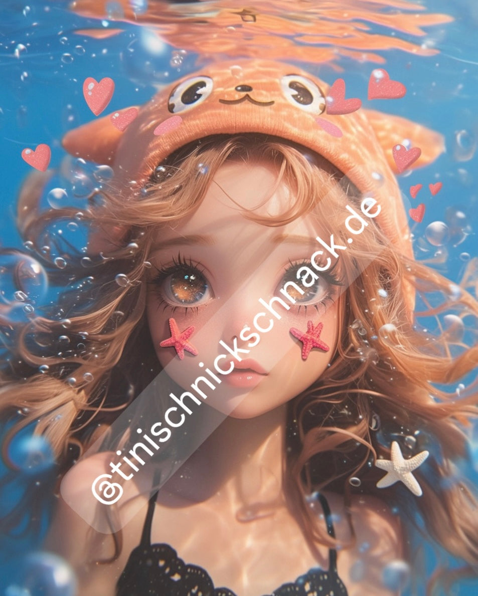 Diamond Painting Bild "July" von AI-Artist Bex.ai 40x50cm (inkl. Fairy Stones) TSS-489