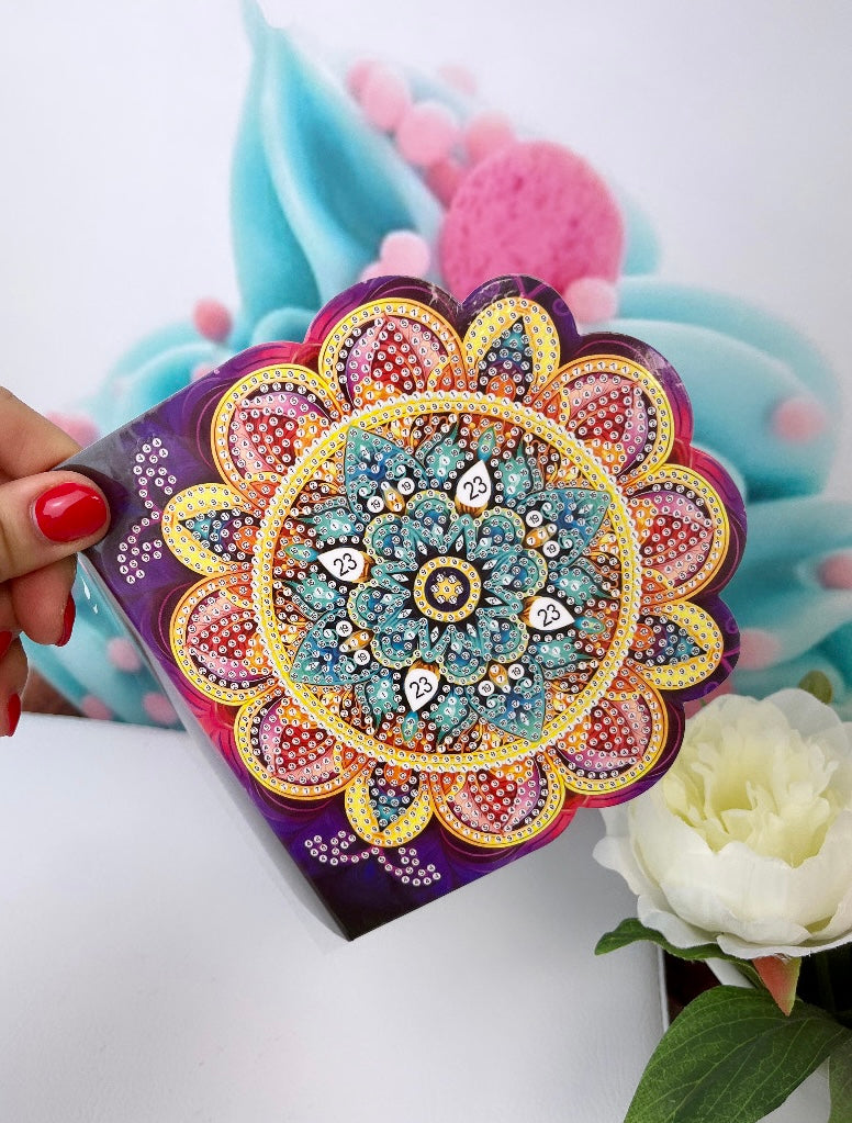 Diamond Painting Grußkarten "Mandala" 8er Set (K31)