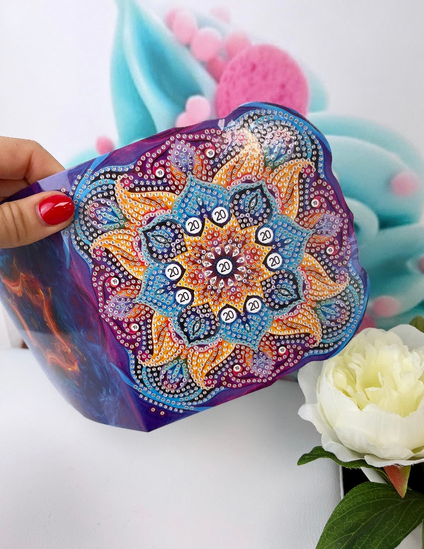 Diamond Painting Grußkarten "Mandala" 8er Set (K31)