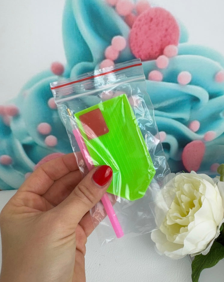 Diamond Painting Schlüsselanhänger "Meerschweinchen" 8 Stück Anhänger (AH006)