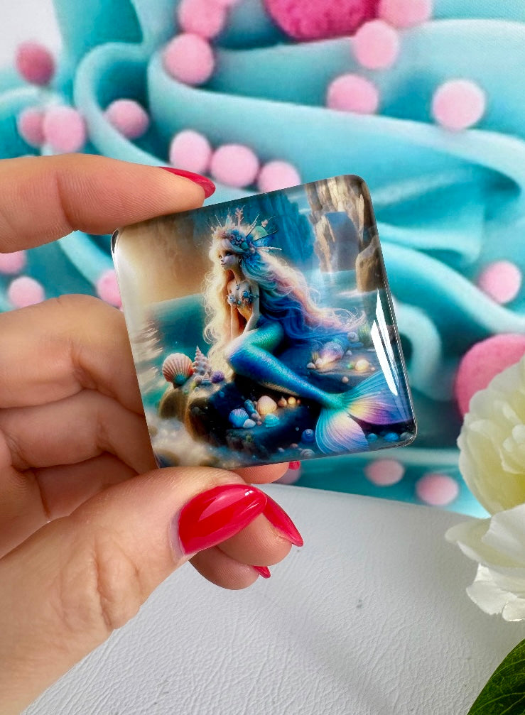 Diamond Painting Cover Minder Meerjungfrau "Mariella" (CM)