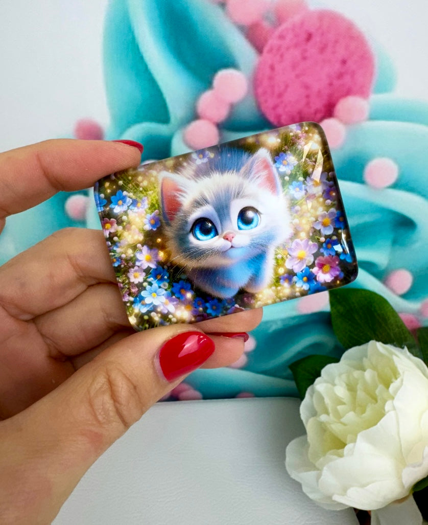 Diamond Painting Cover Minder Kätzchen "Tracy" (CM)