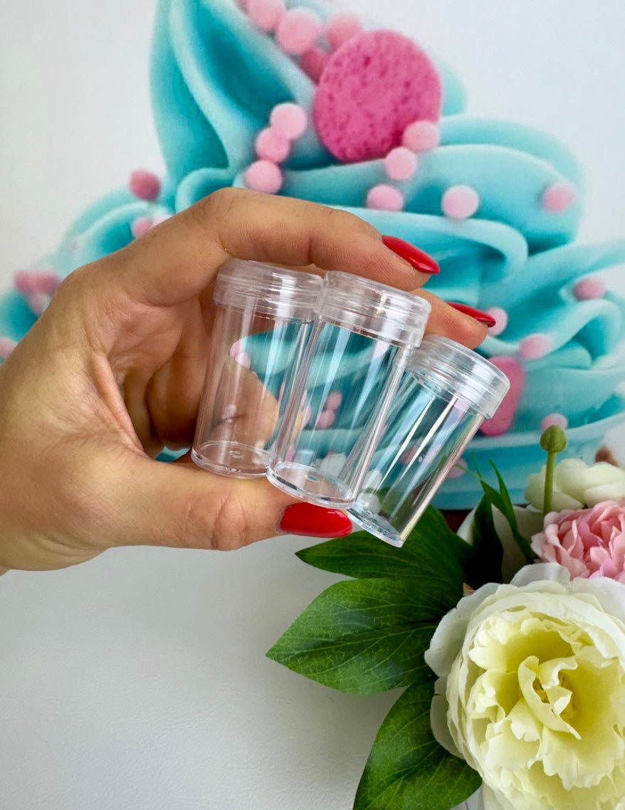 Diamond Painting - Steinchen Dosen rund mit Deckel - (36 Dosen)