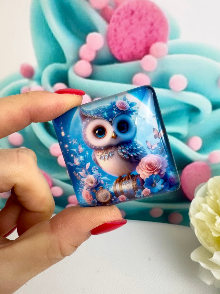 Diamond Painting Cover Minder Eule "Edda" (CM)