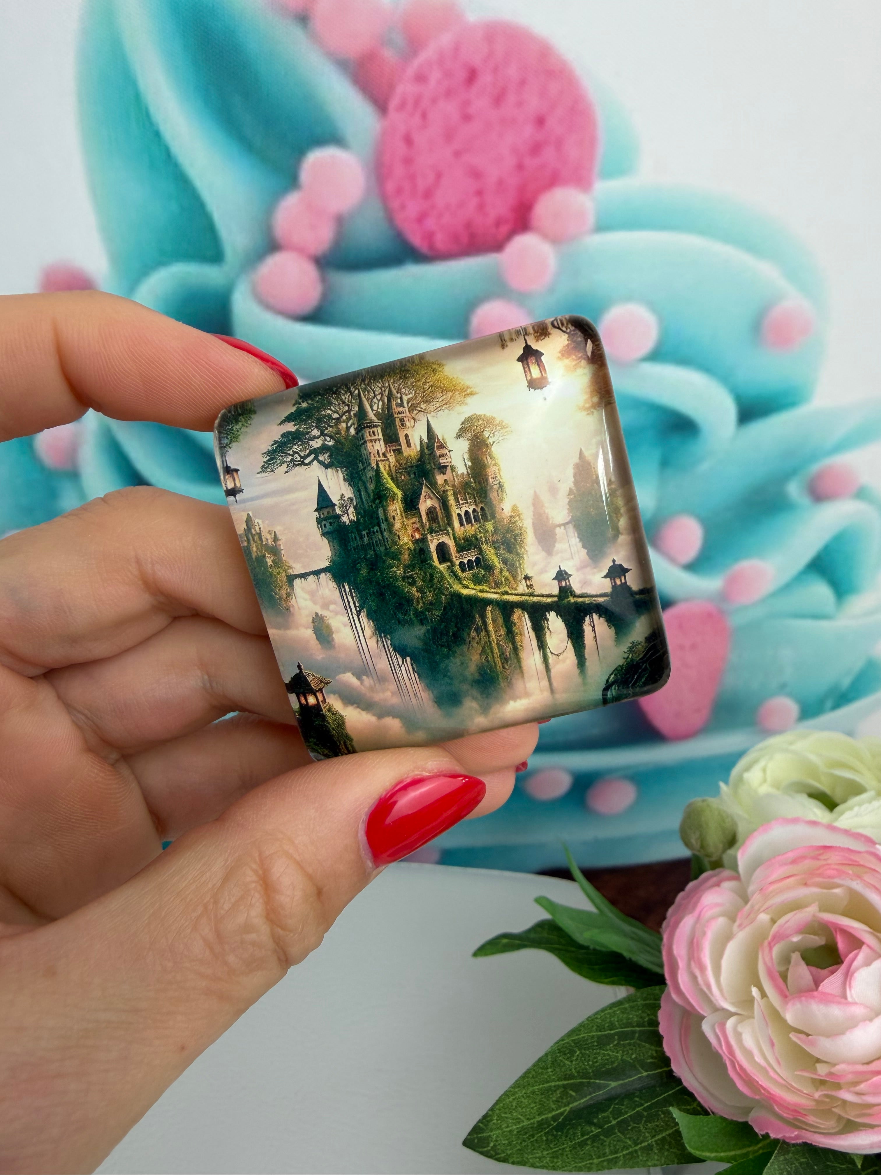 Diamond Painting Cover Minder "Das schwebende Königreich" (CM) (M03)