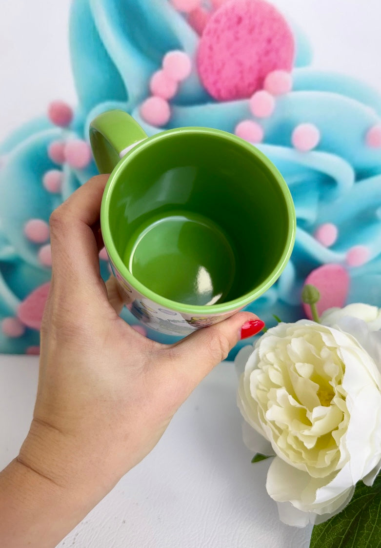 TiniSchnickschnack Pummeleinhorn Ostern / Kranz "PUMMEL-FAMILY" - Tasse 330ml