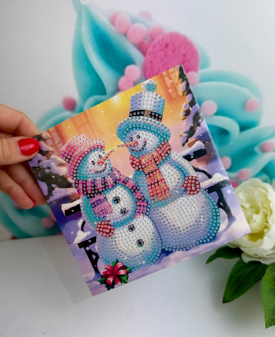 Diamond Painting "XMAS-Grußkarten" 8er Set (K29)