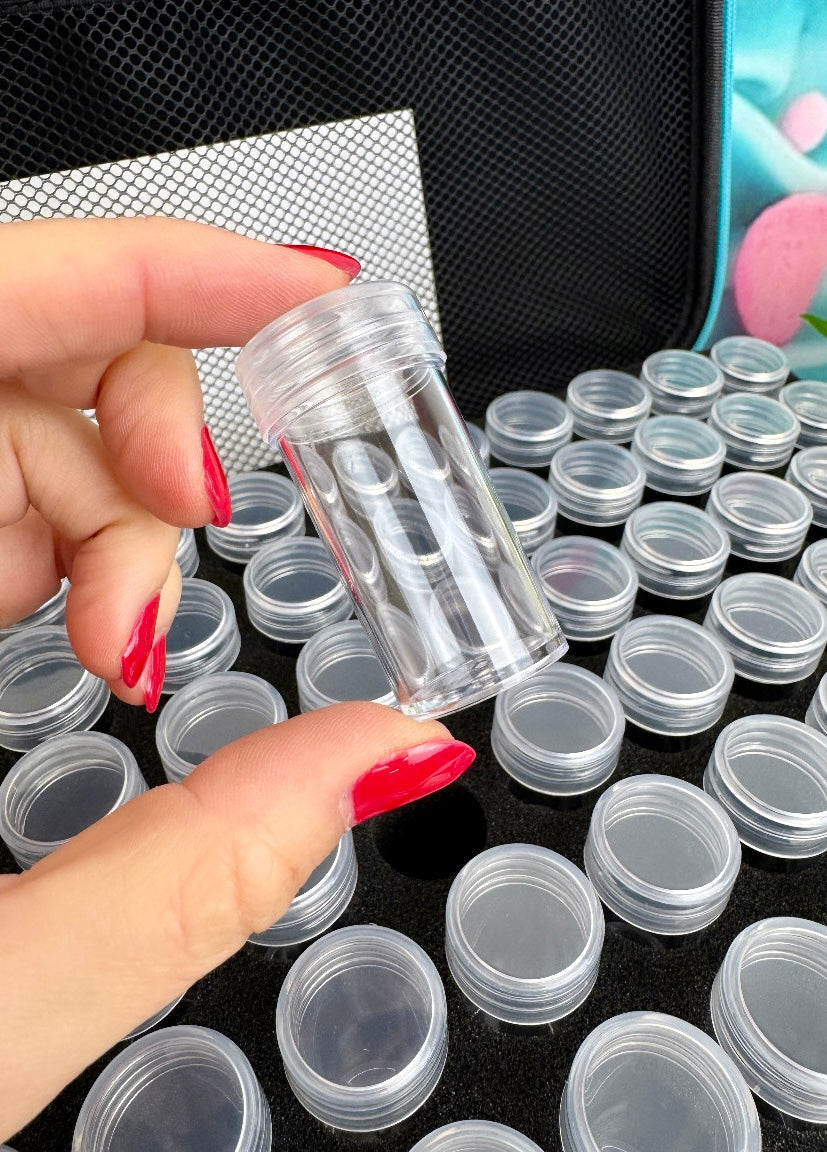 Diamond Painting TiniSchnickschnack Koffer für Steine - 120 Aufbewahrungsdosen