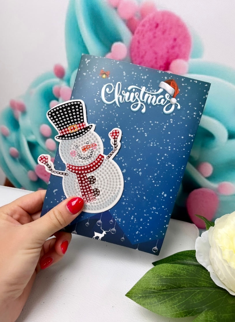 Diamond Painting Grußkarten "XMAS-Birthday" Mix 8er Set (K27)