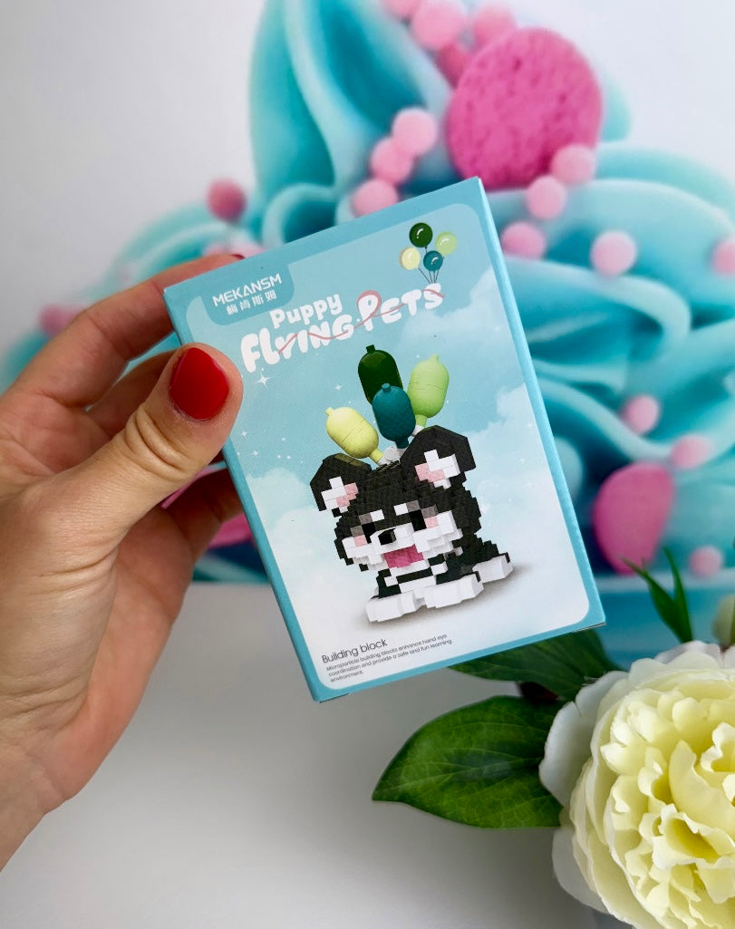 Mini Building Blocks - "Puppy Pets" - Klemmbausteine (6Sets)