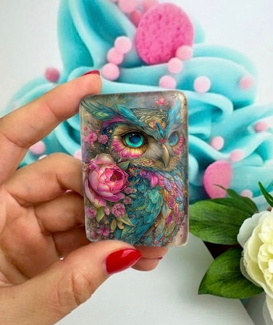 VORVERKAUF! Diamond Painting Cover Minder "Rainbow Owl" (CM)