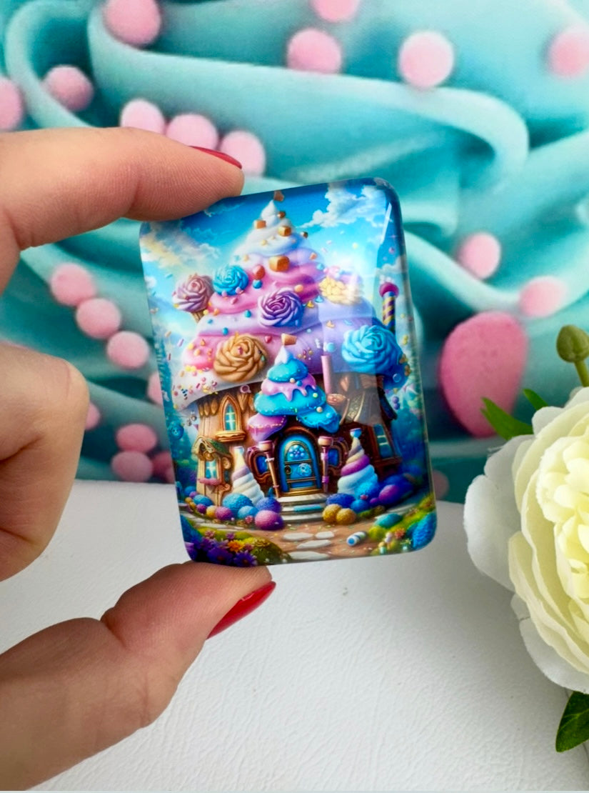 Diamond Painting Cover Minder "Villa Zuckerwatte" (CM)