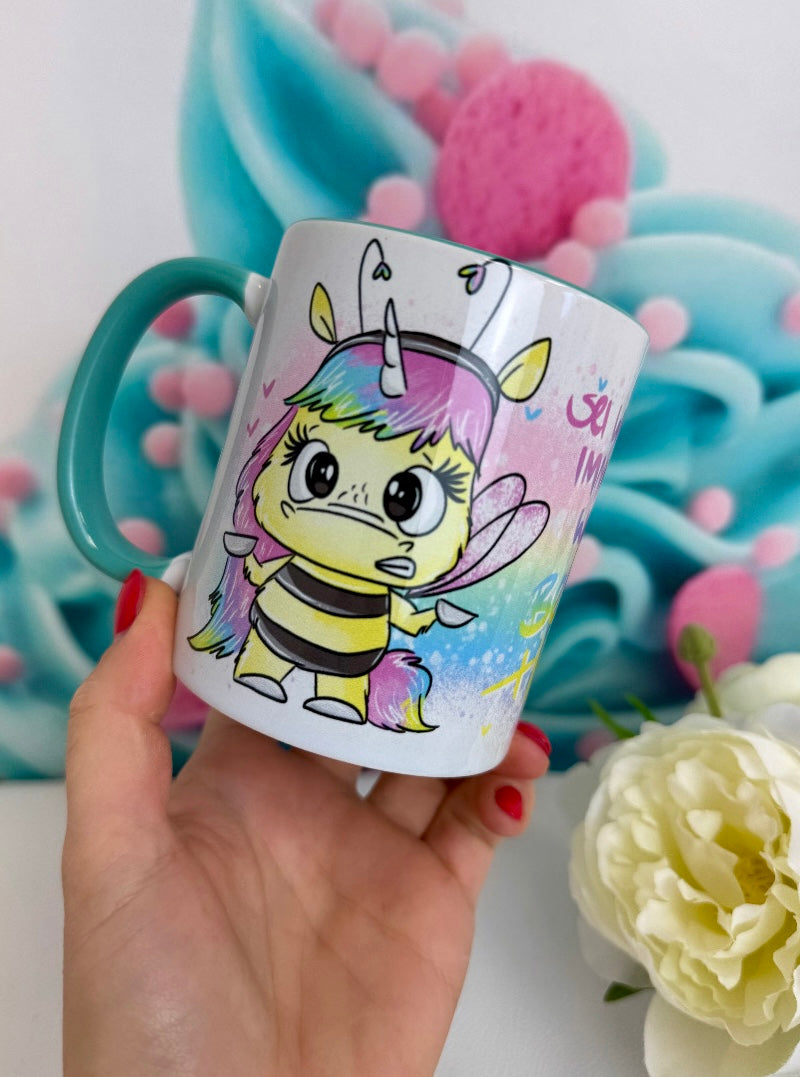 TiniSchnickschnack meets Schnubirella - Schnubbi Biene - "BEE-HAPPY" - Tasse 330ml