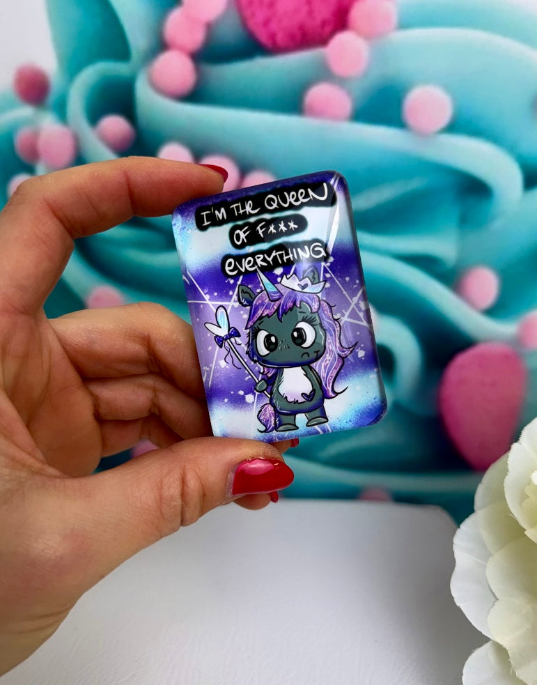 Diamond Painting Cover Minder Schnubbi "Queen Of Everything" (CM)