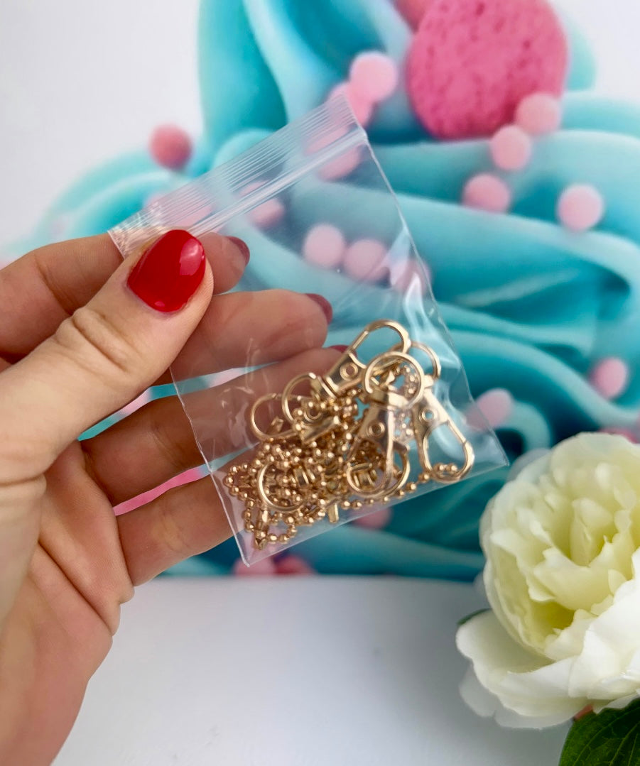 Diamond Painting Schlüsselanhänger "Schnubbi-Mix" 6 Stück Anhänger (Set102)