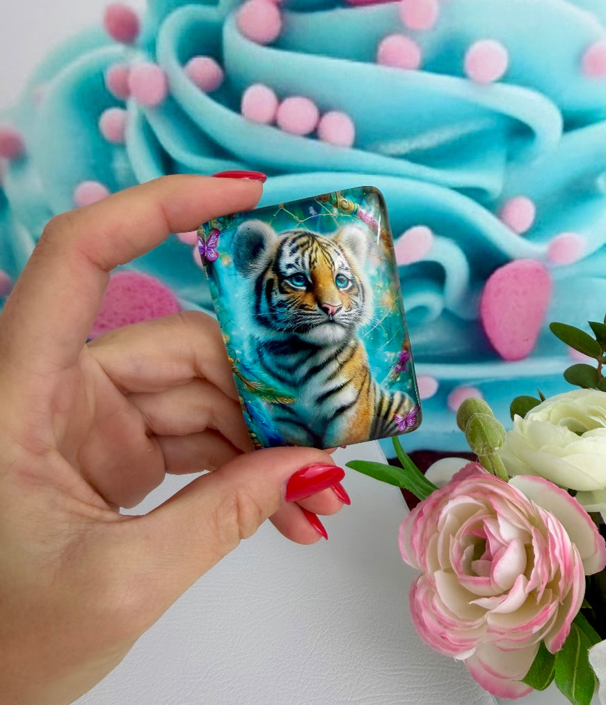 Diamond Painting Cover Minder "Sanftes Tigerpfötchen" (CM)