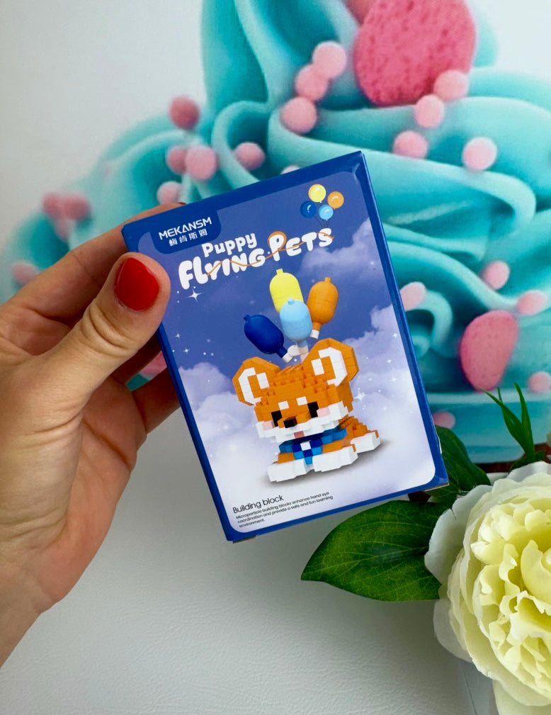 Mini Building Blocks - "Puppy Pets" - Klemmbausteine (6Sets)