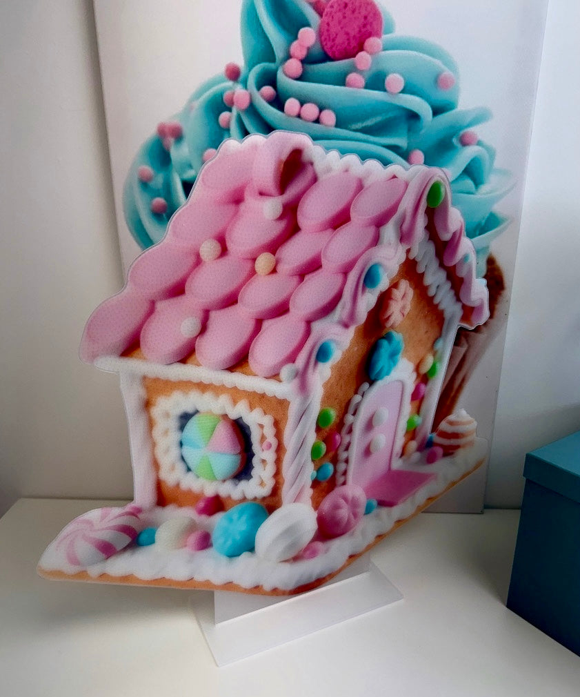 Diamond Painting XMAS XXL Aufsteller "Zuckerhäuschen" 50x53cm (AH248)