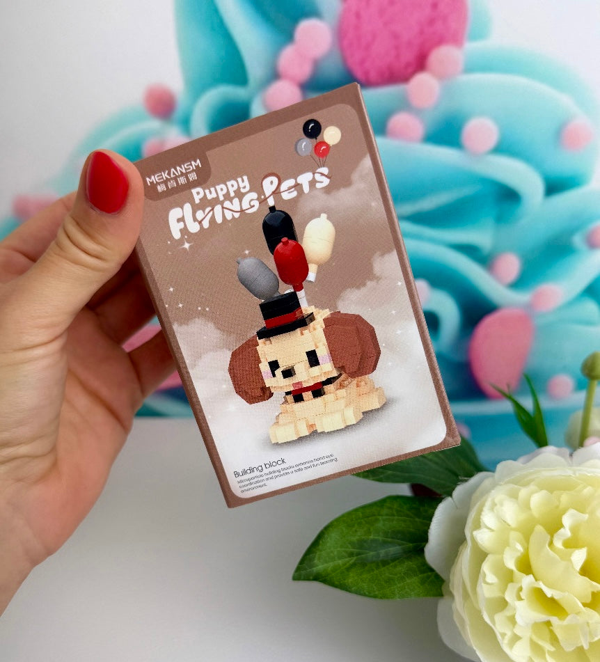 Mini Building Blocks - "Puppy Pets" - Klemmbausteine (6Sets)