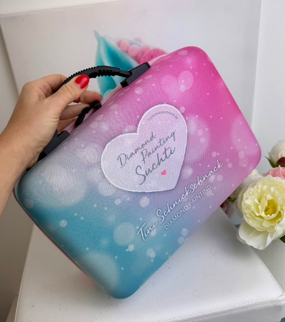 ACHTUNG! 2.WAHL! Diamond Painting TiniSchnickschnack Koffer für Steine - 120 Aufbewahrungsdosen