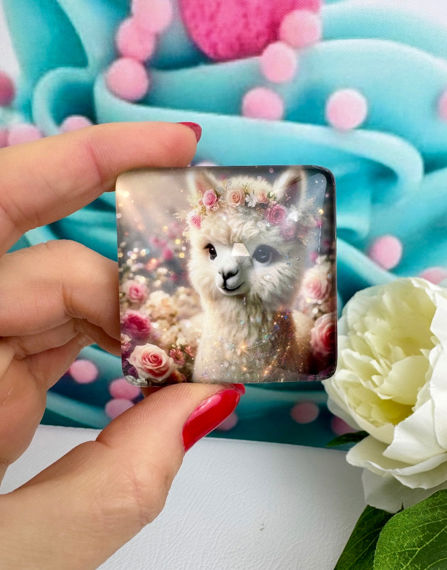 Diamond Painting Cover Minder Alpaka "Nelly" (CM)