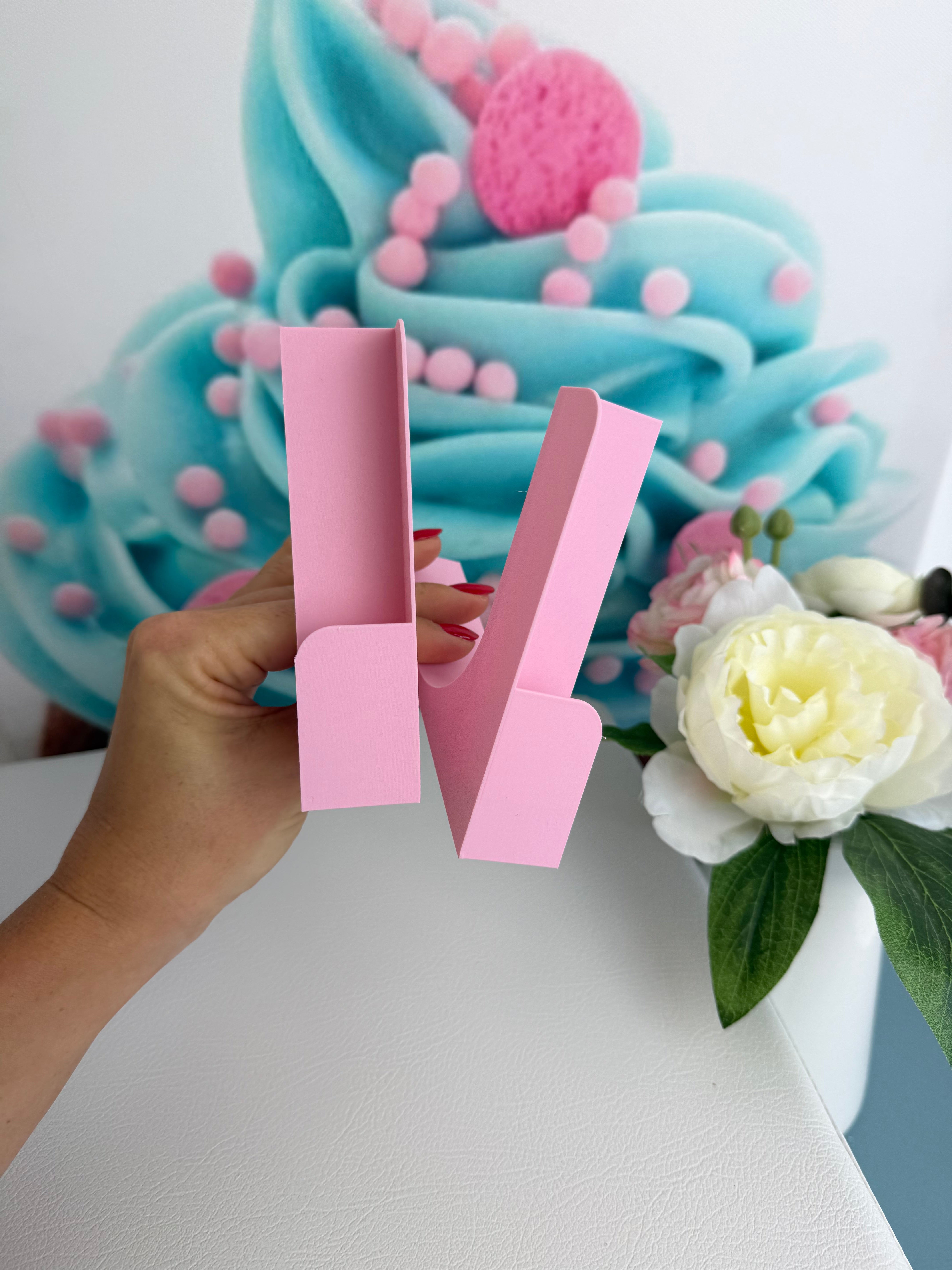Diamond Painting Coverminder "Tablett-Stützen" 3D-Druck (rosa)