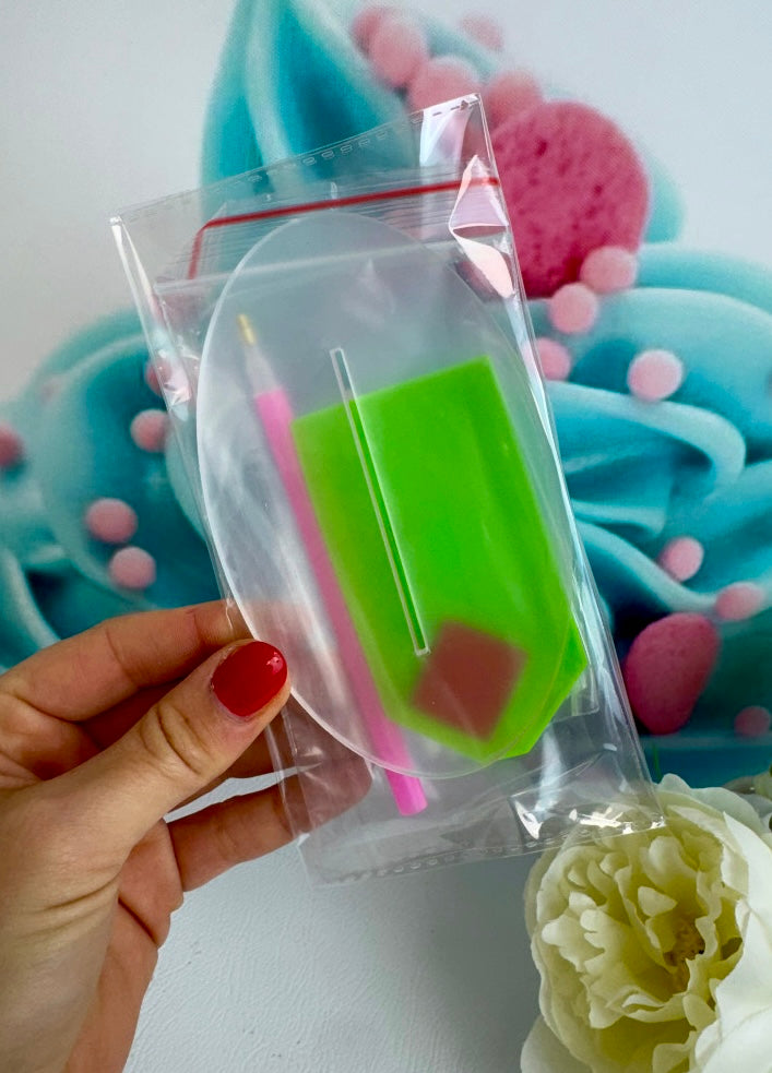 Diamond Painting Aufsteller "Flower-Bird" 19x20cm