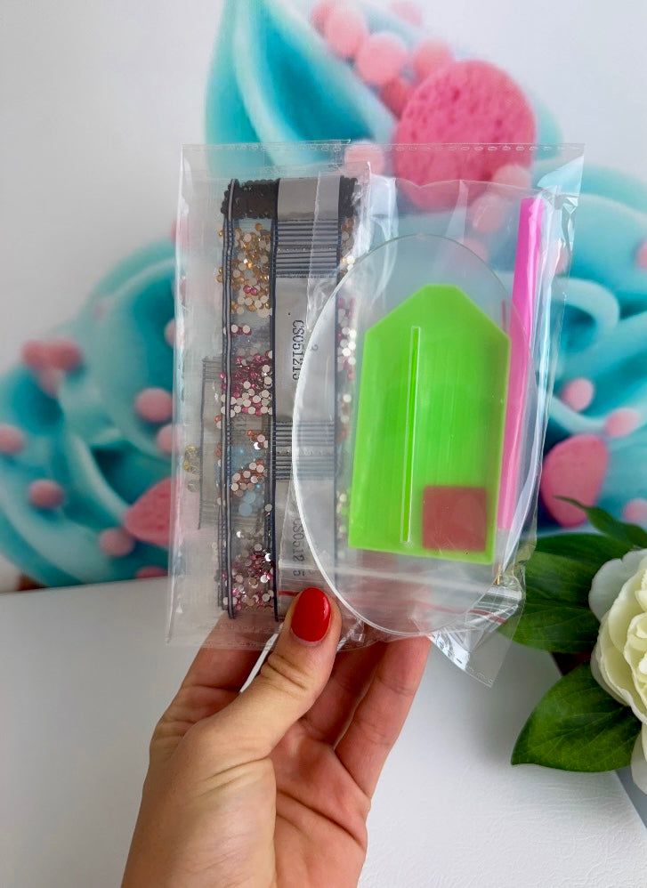 Diamond Painting XMAS Aufsteller "Pinguin" 23x24cm (AH215)