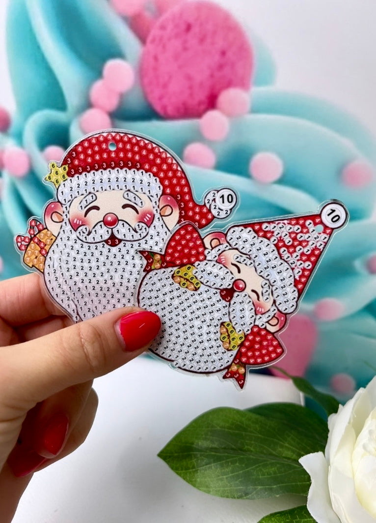 Diamond Painting XMAS "Santa Claus" Geschenkanhänger (K816)