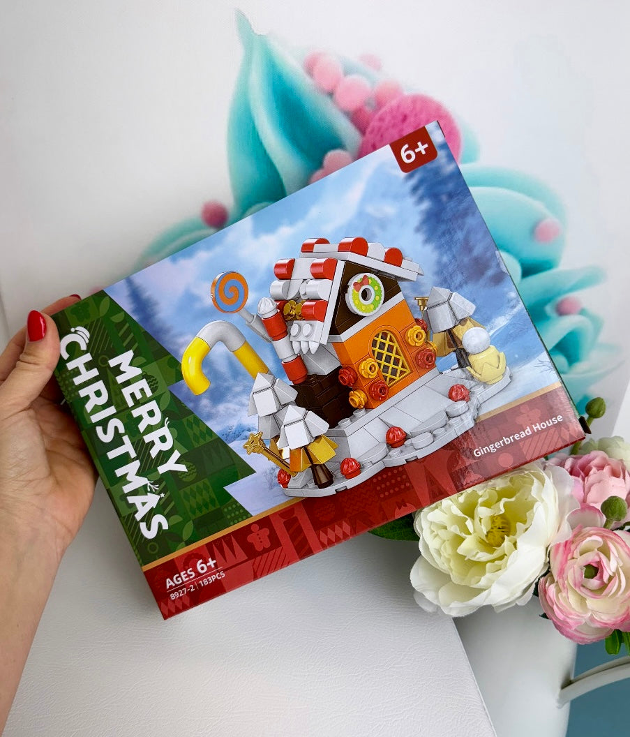 Mini Building Blocks - "Lebkuchenhaus" - Klemmbausteine (1Set)