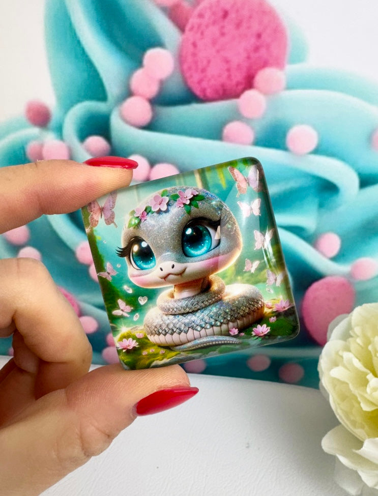 Diamond Painting Cover Minder Schlange "Silly" (CM)