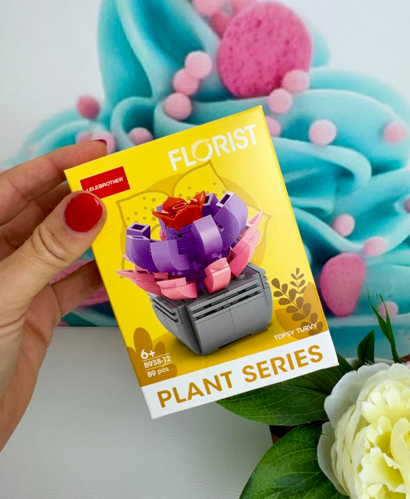 Mini Building Blocks Bundle - "Kakteen" - Klemmbausteine (12Sets)
