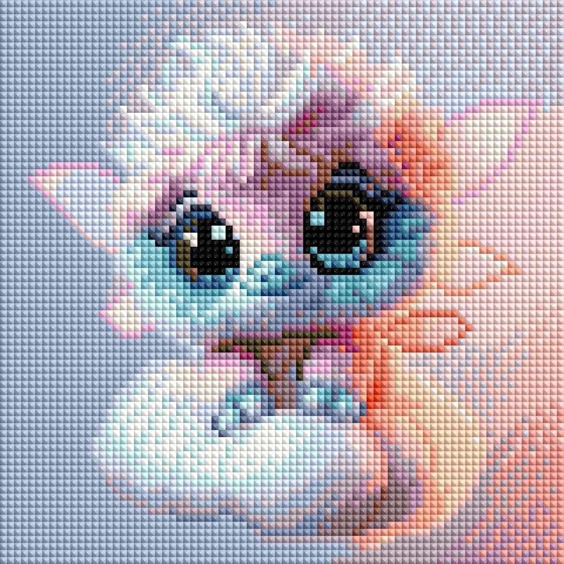 Diamond Painting Mini-Bild "Wolkengeist Auri" von TiniSchnickschnack 20x20cm (Feenstaub Special) TSS-657