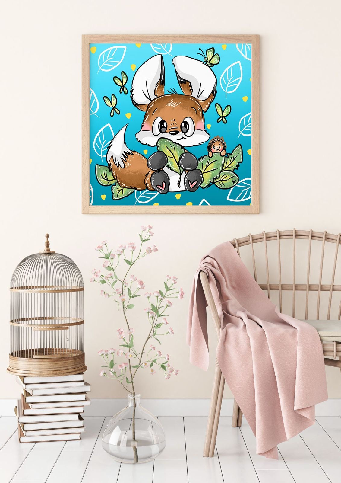 Diamond Painting Bild Schnubbi "Fuchs" von Schnubbirella 40x40cm (inkl. Feenstaub) TSS-676