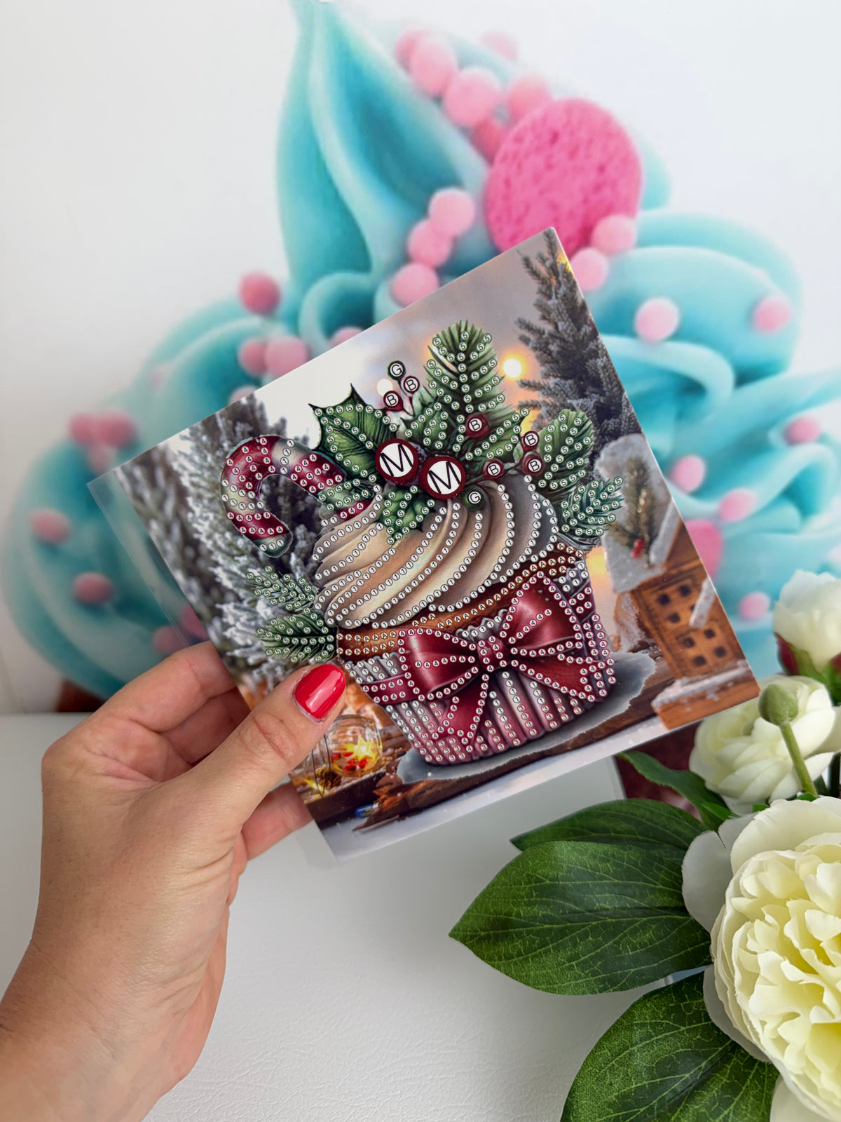 Diamond Painting XMAS Grußkarten "Sweet Xmas" (K036)