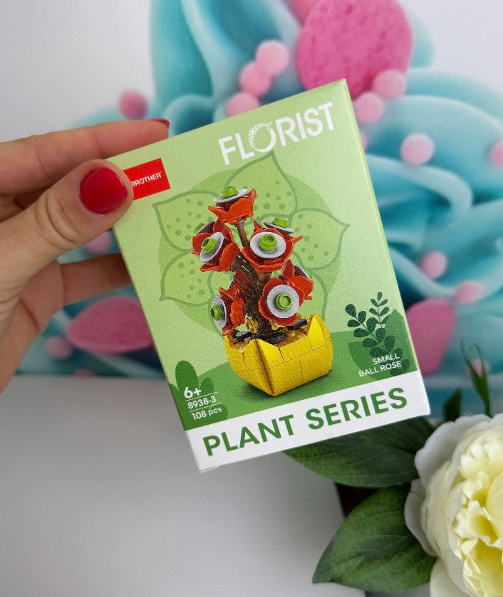 Mini Building Blocks Bundle - "Kakteen" - Klemmbausteine (12Sets)