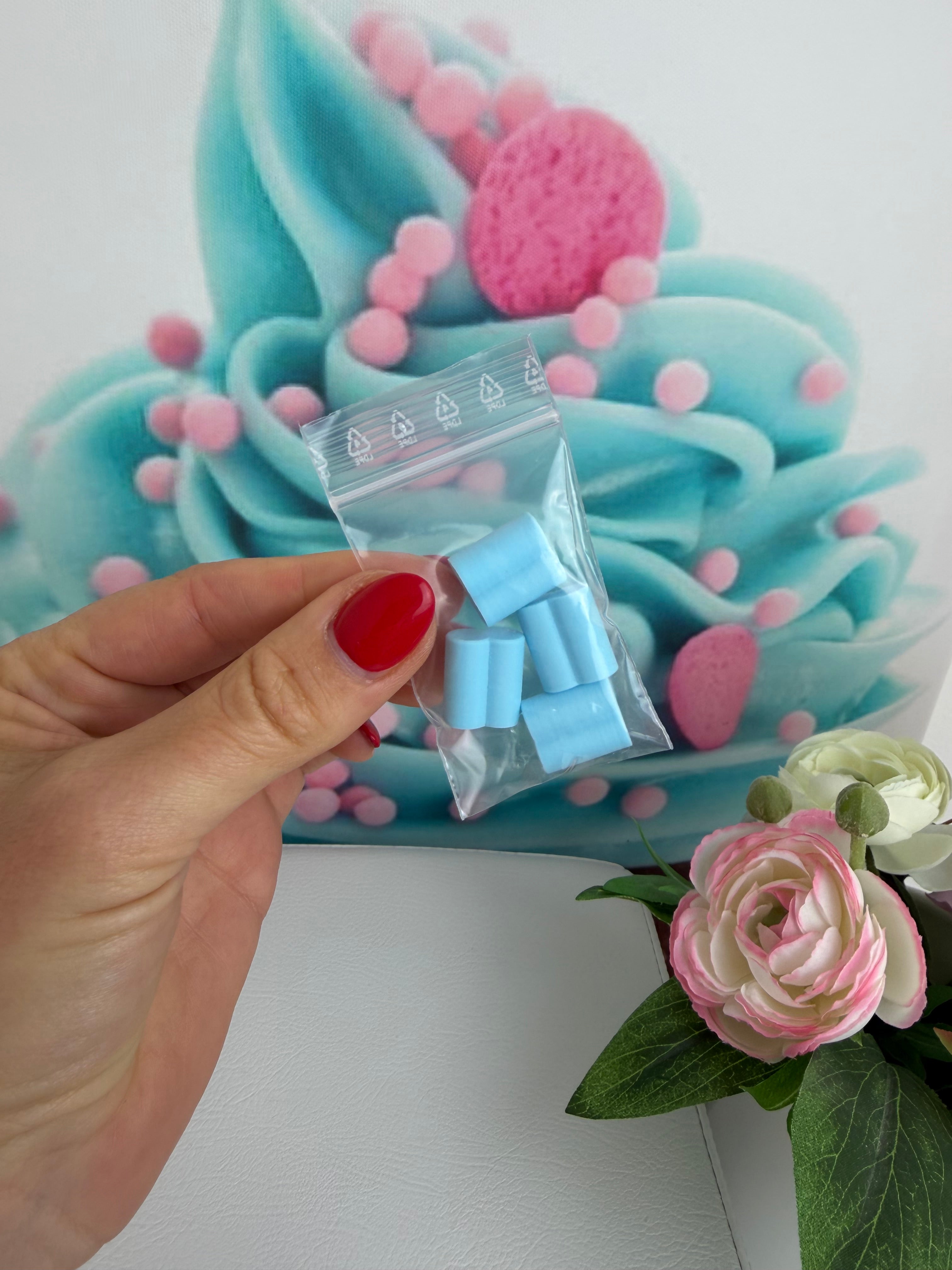 Diamond Painting Erweiterung "Diamond Wall" für Steinchendosen - 36er (1 Platte + Steckverbindungen) 3D-Druck (hellblau)