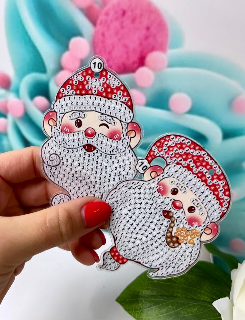Diamond Painting XMAS "Santa Claus" Geschenkanhänger (K816)
