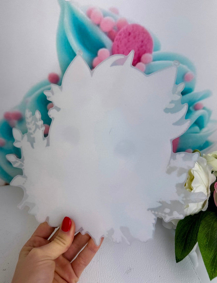 Diamond Painting Anhänger Einhorn "Rosi" 20x25cm