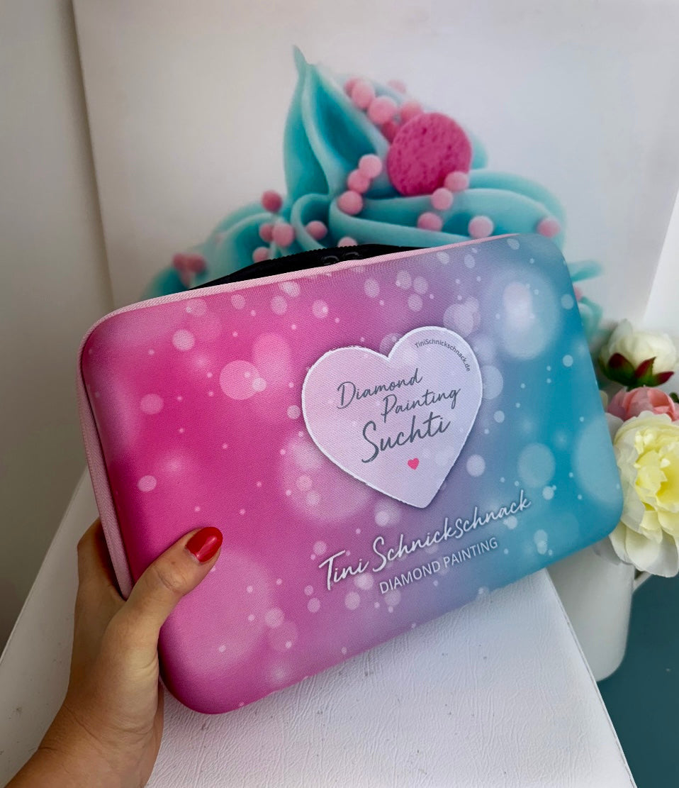 Diamond Painting TiniSchnickschnack Koffer für Steine - 120 Aufbewahrungsdosen